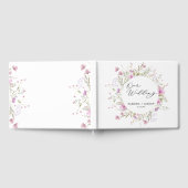 Livre D'or Pastel Shade Blush rose Mariage floral (Complet)