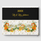 Livre D'or Patch Citrouille blanc Halloween Bash Floral Vert (Verso)