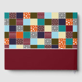 Livre D'or Patchwork Teddy Bear, Baby shower (Verso)