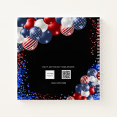 Livre d'or patriotique rouge blanc bleu (Dos)