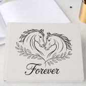 Livre D'or Pays Rustic Horse Occident Mariage élégant