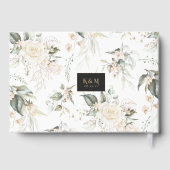 Livre D'or Pearl Blush Floral Pattern Mariage ID989 (Verso)