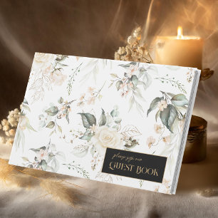 Livre D'or Pearl Blush Floral Pattern Mariage ID989