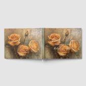 Livre D'or Pêcher Rose Romantique Mariage Floral (Complet)