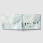 Livre D'or Peint Ciel moderne Abstrait Brushstrokes Mariage (Complet)