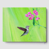 Livre D'or Peinture des colibris et des petits pois (Verso)