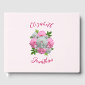 Livre D'or Peony Bouquet Mariage (Recto)