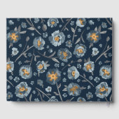 Livre D'or Pépies à motifs floraux (Verso)