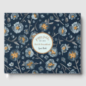 Livre D'or Pépies à motifs floraux (Recto)