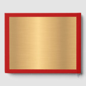 Livre D'or Père Noël Photo Joyeux Noël Nouvel An Personnalise (Verso)