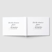 Livre D'or permet à l'aventure commence baby shower ajouter n (Complet)