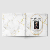 Livre D'or Personalised In Loving Memory Photo marble (Complet)