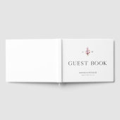 Livre D'or Personalized Floral Wedding Guest Book (Complet)