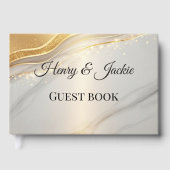 Livre D'or Personalized Wedding Guest Book (Recto)