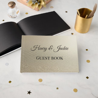 Livre D'or Personalized Wedding Guest Book