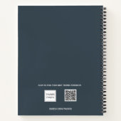 Livre d'or personnage d'anniversaire gris collage  (Dos)