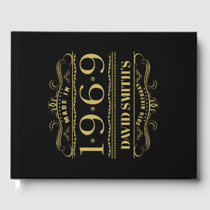 Livre D'or Personnalisé 1969 50e anniversaire