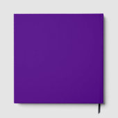 Livre d'or personnalisé avec bruit violet (Verso)