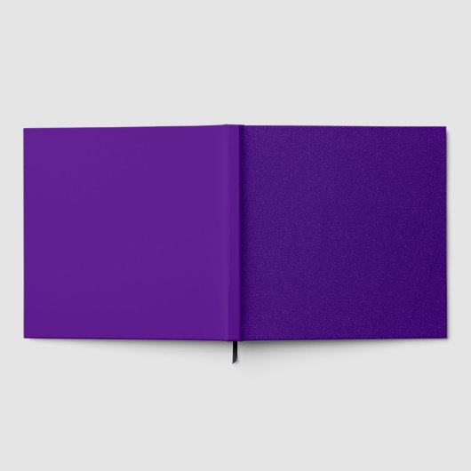 Livre d'or personnalisé avec bruit violet (Complet)