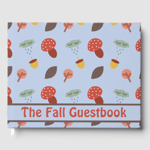 Livre d'or personnalisé d'automne pour les invités