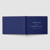 Livre D'or Personnalisé Elegant Navy Blue (Complet)