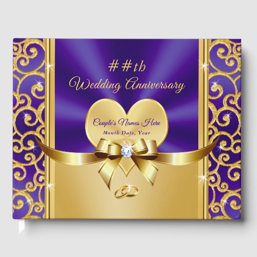 Livre d'or personnalisé et époustouflant pour l'an (Recto)