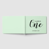 Livre d'or personnalisé Mint Green (Complet)