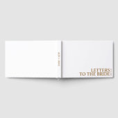 Livre d'or personnalisé pour la mariée Album (Complet)