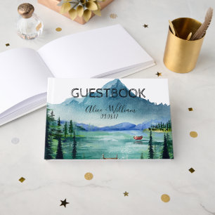 Livre d'or personnalisé pour mariage rustique au b