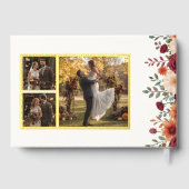 Livre d'or personnalisé Rustic Fall Foil avec phot (Verso)