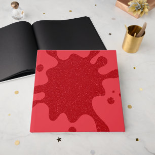 Livre d'or personnalisé Splash Rouge Tomate