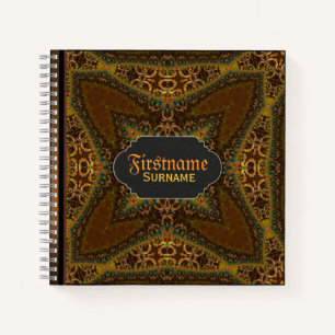 Livre d'or personnalisé vintage bohème