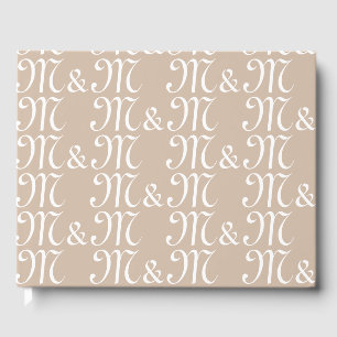 Livre D'or Personnaliser w Initiales du couple monogramme bei