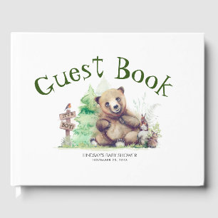 Livre D'or Petit Baby shower mignon d'ours
