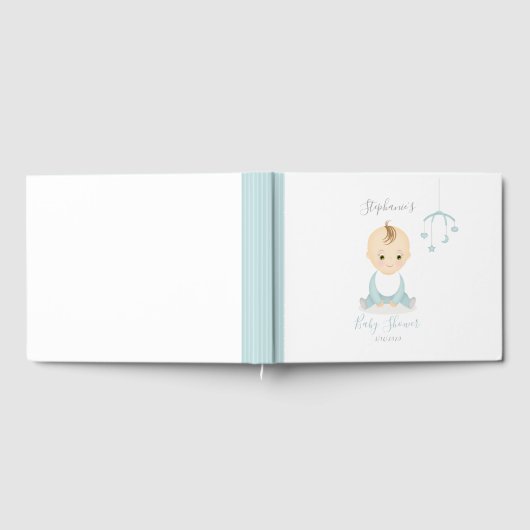Livre D'or Petit bébé garçon et son Baby shower mobile (Complet)