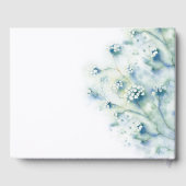 Livre D'or Petit Mariage de fleurs blanches (Verso)