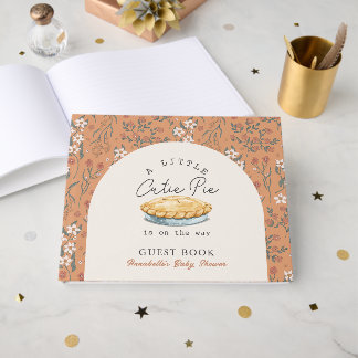 Livre D'or Petite Douceur Orange Floral Baby Shower