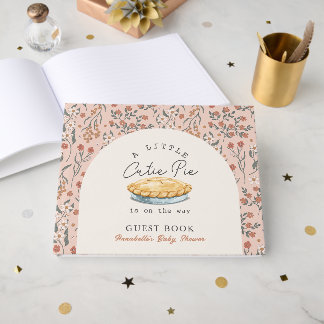 Livre D'or Petite Douceur Rose Fleurs Baby Shower