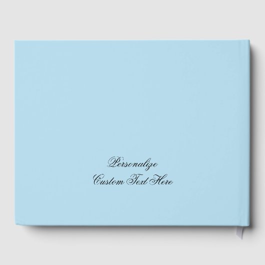 Livre D'or Phare Ocean Waves Vacances d'été (Verso)