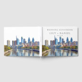 Livre D'or Philadelphia Skyline Watercolor Wedding (Complet)