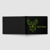 Livre D'or Phoenix vert se lève sur le noir (Complet)