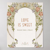 Livre d'or photo avec signature motif William Morr (Devant)