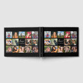 Livre D'or Photo Collage Black Custom Guest Book (Complet)