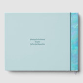 Livre D'or Photo de circonstance spéciale Bat Mitzvah Blue Op (Verso)