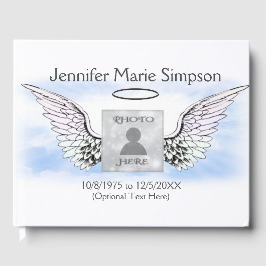 Livre D'or Photo Memorial Guest Book (Recto)