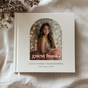 Livre D'or Photo minimaliste moderne de Quinceañera