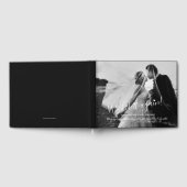 Livre D'or Photo noir blanc customisé remarié mariage (Complet)