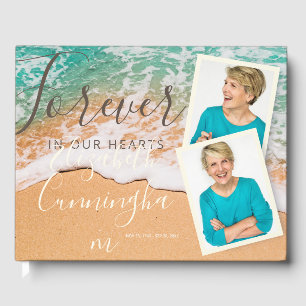 Livre D'or Photo personnalisée Mémorial funéraire de Sandy Oc