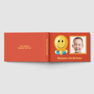 Livre D'or Photo personnalisée, texte et couleur Anniversaire