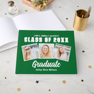 Livre D'or Photo Vert Classe de Diplômés 2026